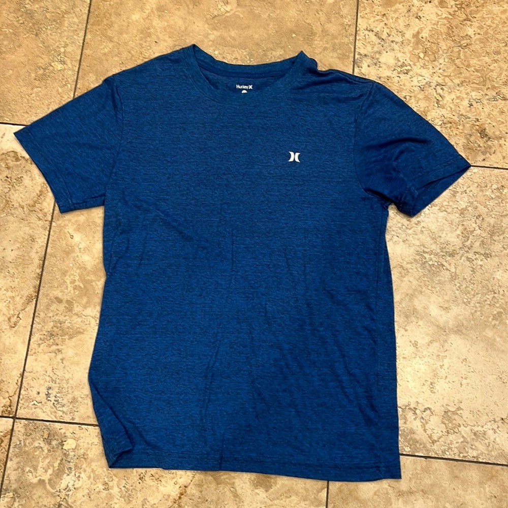 Blue Hurley tee shirt